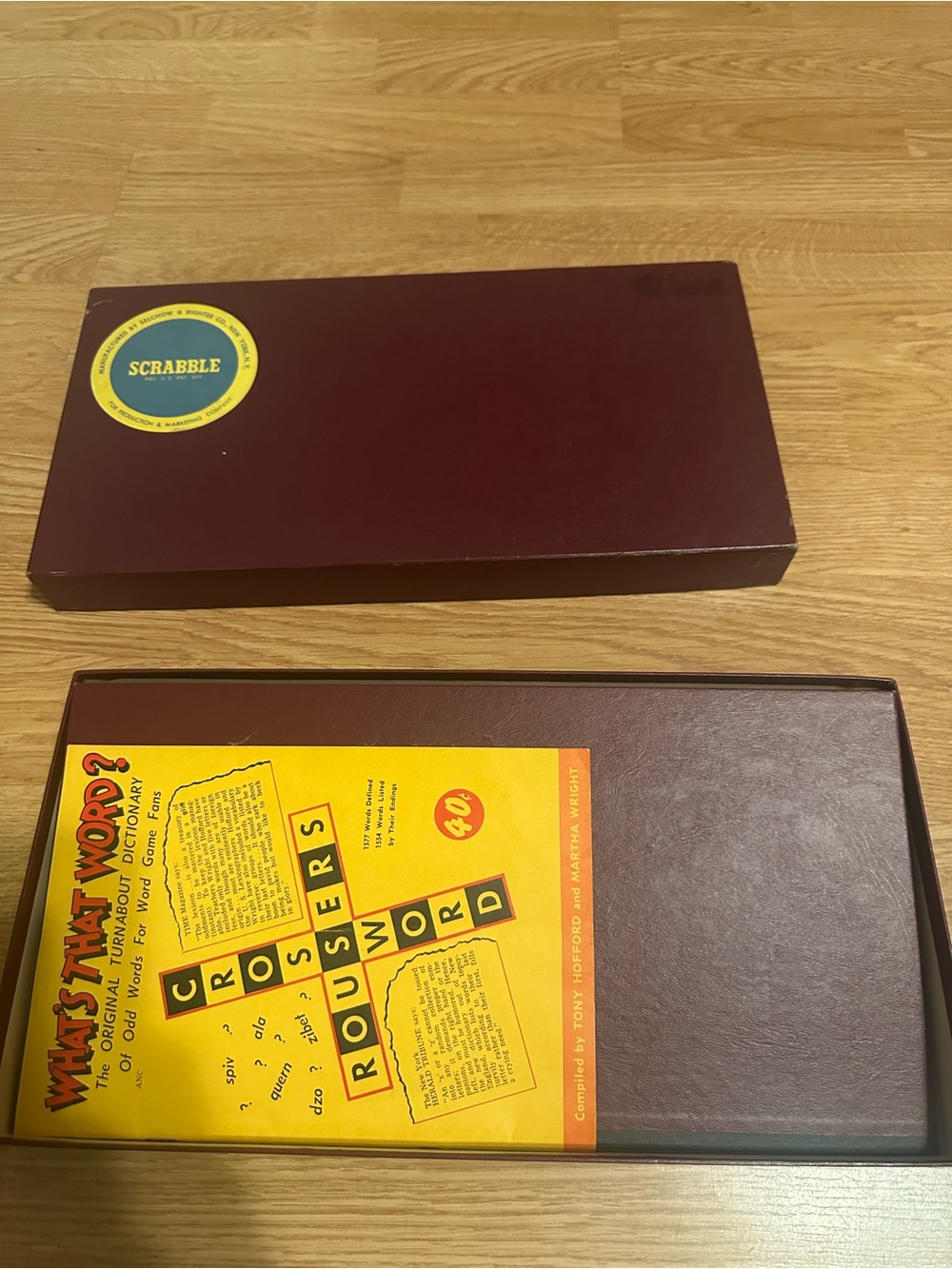 Scrabble Word Game – Vintage 1953 Edition